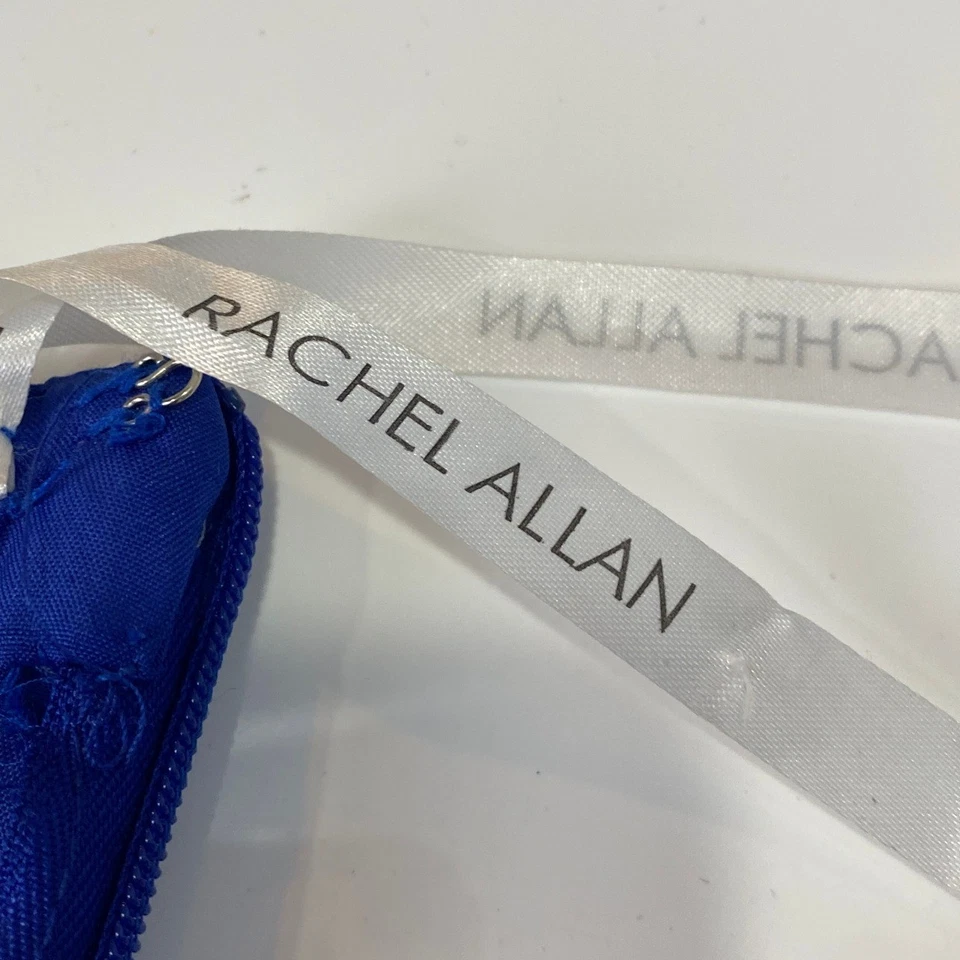 Vestido formal con cuentas azul real de Rachel Allan talla 8 Foto 2 de 4