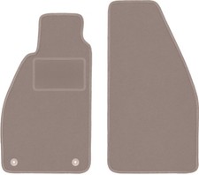 Fußmatten Automatten Vorne Velours Beige für Alfa Romeo GTV 1995-2005