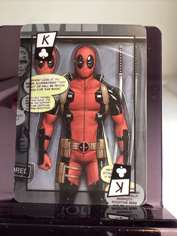 Marvel Deadpool playing card  by Aquarius King Of Clubs