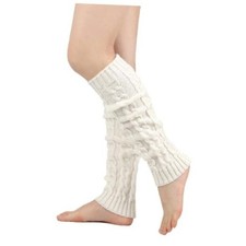 Knit Winter Thermal Warm Leg Warmers Cable Knit Leg Warmers Knitted Crochet