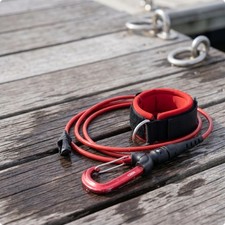 Freediving wrist strap, spiral strap with padded