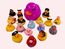 Set of Rubber Ducks 1.5 to 2.5" assorted colors and styles jeep fanatics
