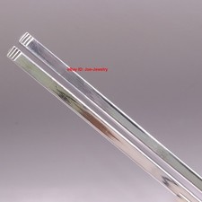 Real 999 Fine Silver Chopsticks Pure Silver Glossy Finish Health Tableware GIFT