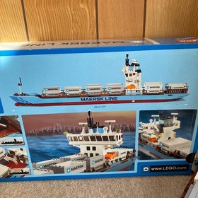 LEGO 10152 Maersk Line Container Ship Discontinued Set with Box & Manual
