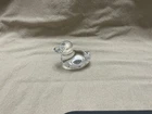 Steuben Glass duck hand cooler
