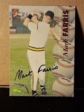 1995 Classic 5 Sport Baseball MARK FARRIS On Card Auto Pittsburgh Pirates MLB