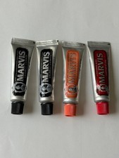 Marvis Toothpaste Ginger, Cinnamon Mint Amarelli Licorice 4-PK Sealed Free ship