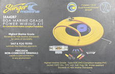 Stinger SEA4287 8GA Boat UTV Marine Amp Amplifier Installation Kit Power/Ground