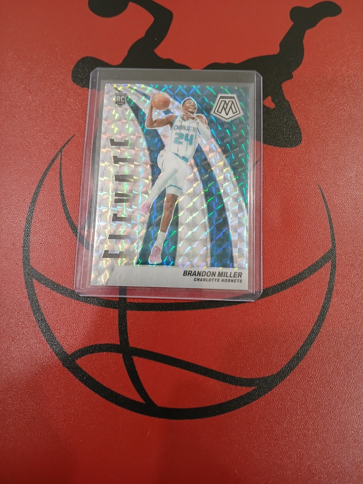 2023-24 Panini Mosaic - Elevate Brandon Miller #17 Mosaic Prizm (RC) Silver 