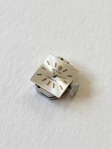 Rolex Manual Wind Vintage Movement With Dial,Hands And Signed Crown Cal 1800