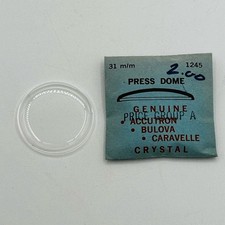 Bulova 1245 Watch Crystal Press Dome 31MM