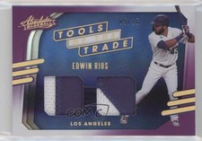 2021 Absolute Tools of the Trade 2 Swatch Spectrum Purple 5/25 Edwin Rios 0g4
