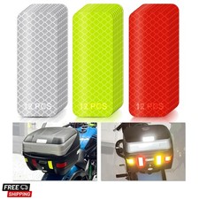 36 PCS Reflective Stickers for Car Bike Helmet Mailbox Bag 3 Colors  1.2 x 3...