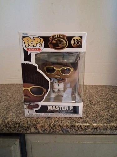 Master P (No Limit Records) Pop! Rocks Funko Pop #386 new in box excellent cond.