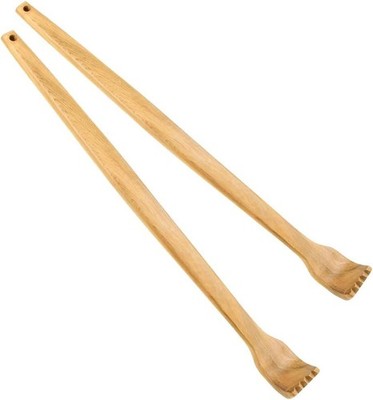 Pack of 2 Wooden Back Scratchers, Handheld Back Massager, Back Scratcher with...