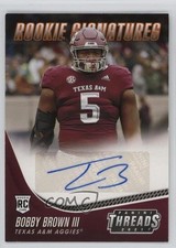 2021 Panini Chronicles Draft Picks Orange Bobby Brown III #TS-BBR Auto 1t44