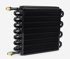 1/2" Transmission Cooler 16 Pass Aluminium alloy 8AN Tube Fin Air Compressor
