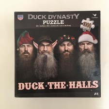Duck Dynasty “Duck The Halls” 1000pc Puzzle Made In USA NOS 2013