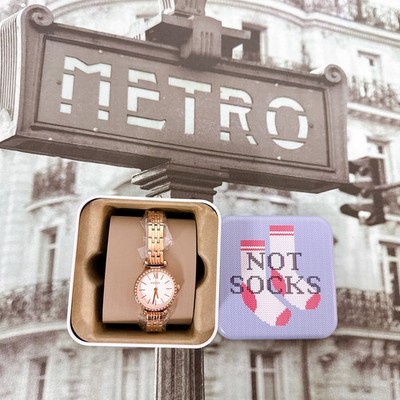 Tillie Mini Rose Gold-Tone Stainless Steel Watch Fossil BQ3502 Tillie Mini Three-Hand Rose Gold-Tone  main image 3