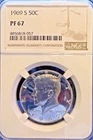 1969 S Proof Kennedy Half Dollar NGC PF 67