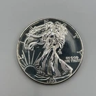 1993 American Silver Eagle One Dollar Coin 1 oz. Fine Silver  *Cleaned/Polished*