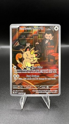 Team Rocket's Meowth 203/182 Sv10: Destined Rivals Holo