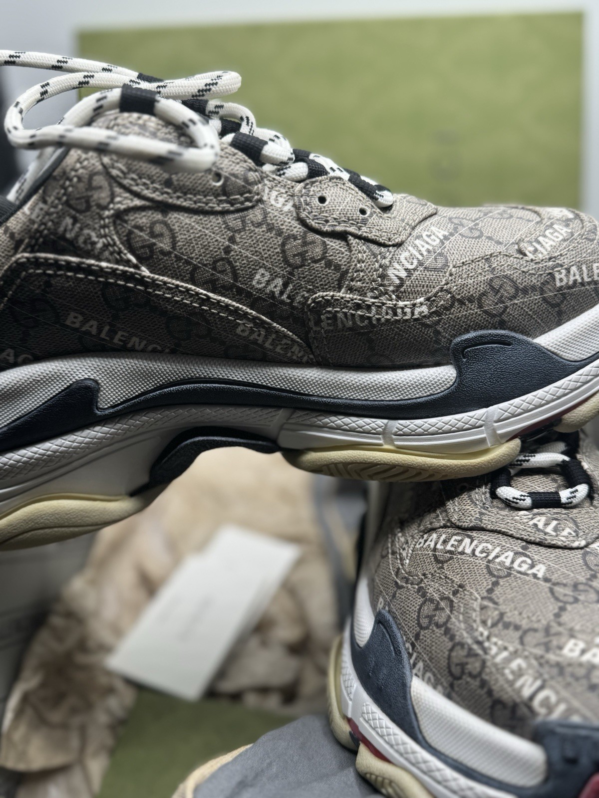 Gucci x Balenciaga The Hacker Project Triple S Size 9 Women’s Sneakers 681066