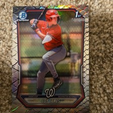 Bowman Chrome Prospects 1st Bowman- Coy James Reptillian