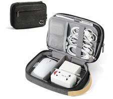 Travel Electronic Organizer Bag for Cords, Phone Chargers, Ear Buds, Converters