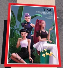 HOT KPop Demon Hunter On The Cover Of TIME Of The Year Issue Dec 29 2025 Poster