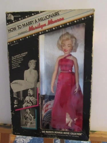 New Marilyn Monroe Vintage Doll How to Marry a Millionaire in Original Packaging