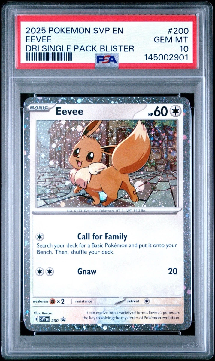Preços baixos em Eevee Pokémon TCG Autenticador Esportivo