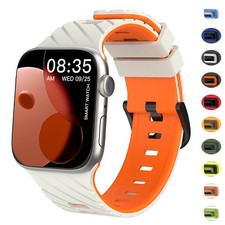For Apple Watch Series Ultra 3 11 10 9 8 7 iWatch 49mm Silicone Sport Strap Band