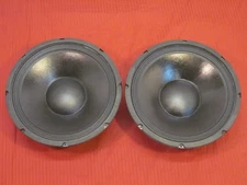 NEW (2) 12" Woofer Speakers Guitar Pro Audio 8ohm DJ PAIR Replacements Bass
