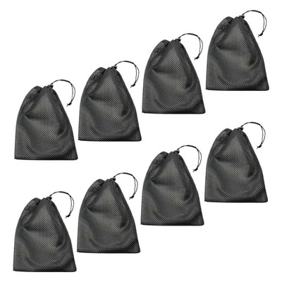  8 Pcs Draw -String -Aufbewahrungstasche Mesh-Aufbewahrungstasche