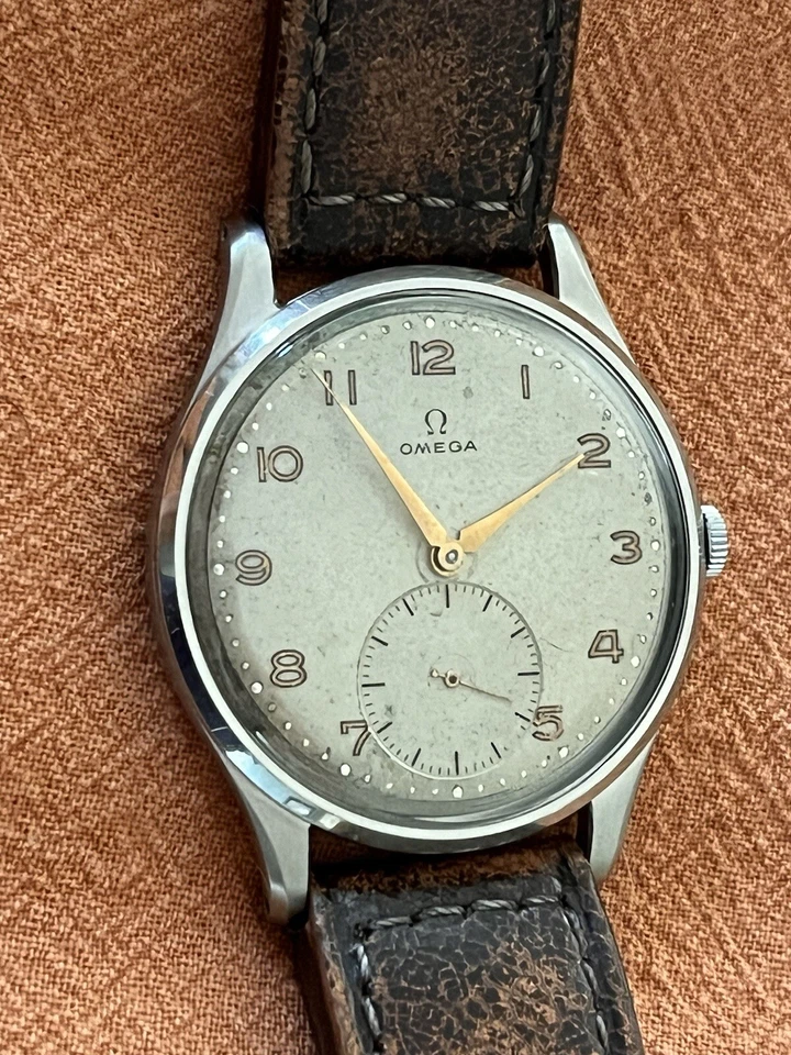 Omega 30t2 Jumbo Calatrava Sub-seconds 1940s Watch Original Dial Patina - Image 2 of 4