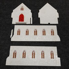 Plasticville CC-9 Church, No Box, for parts or repairs,  PV013023-02 