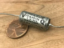 VITAMIN Q CAPACITOR ~ 0.047uF/200V ~ PIO ~ GUITAR ~ TONE ~ NOS ~ 196P ~ TESTED