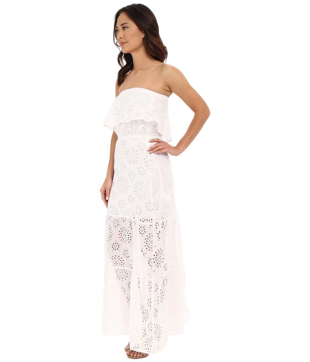 Michael kors best sale white ruffle dress