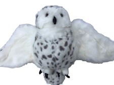 22  Wingspan Folkmanis White Snowy Owl Story Plush Puppet Rotating Baby Einstein
