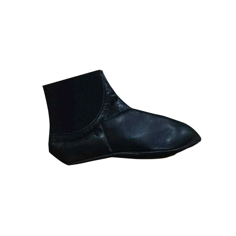 1 pair off Unisex 100% Quality Leather Socks slip-on no zip boxed Turkey prayer - Image 4 of 4