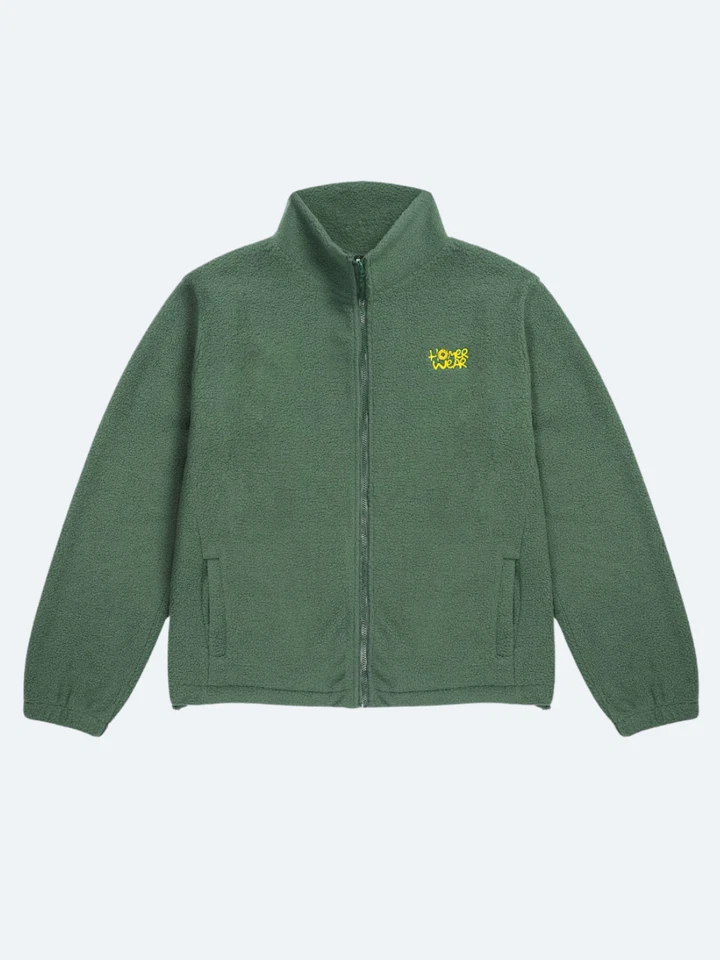 Homer Simpson Bush Meme Jacket – Funny Unisex Oversized Teddy Fleece Streetwear - Image 4 of 4