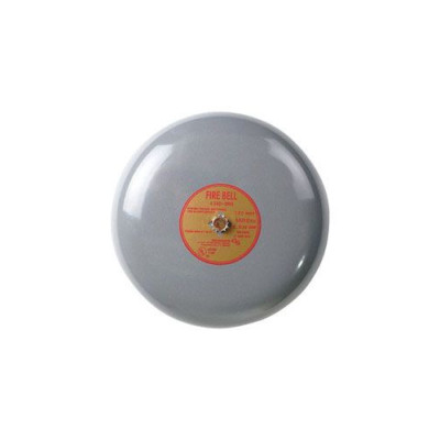 EDWARDS SIGNALING 439D-8AW, Fire Alarm Bell, 24 VDC, 0.85 A, Steel Alloy, 1pc