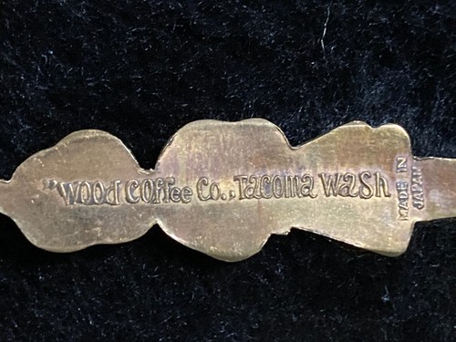 ~WOOD COFFee Co.~ Tacoma Washington ALADDIN GENIE Coffee Scoop Spoon Circa 1940s - Picture 5 of 6