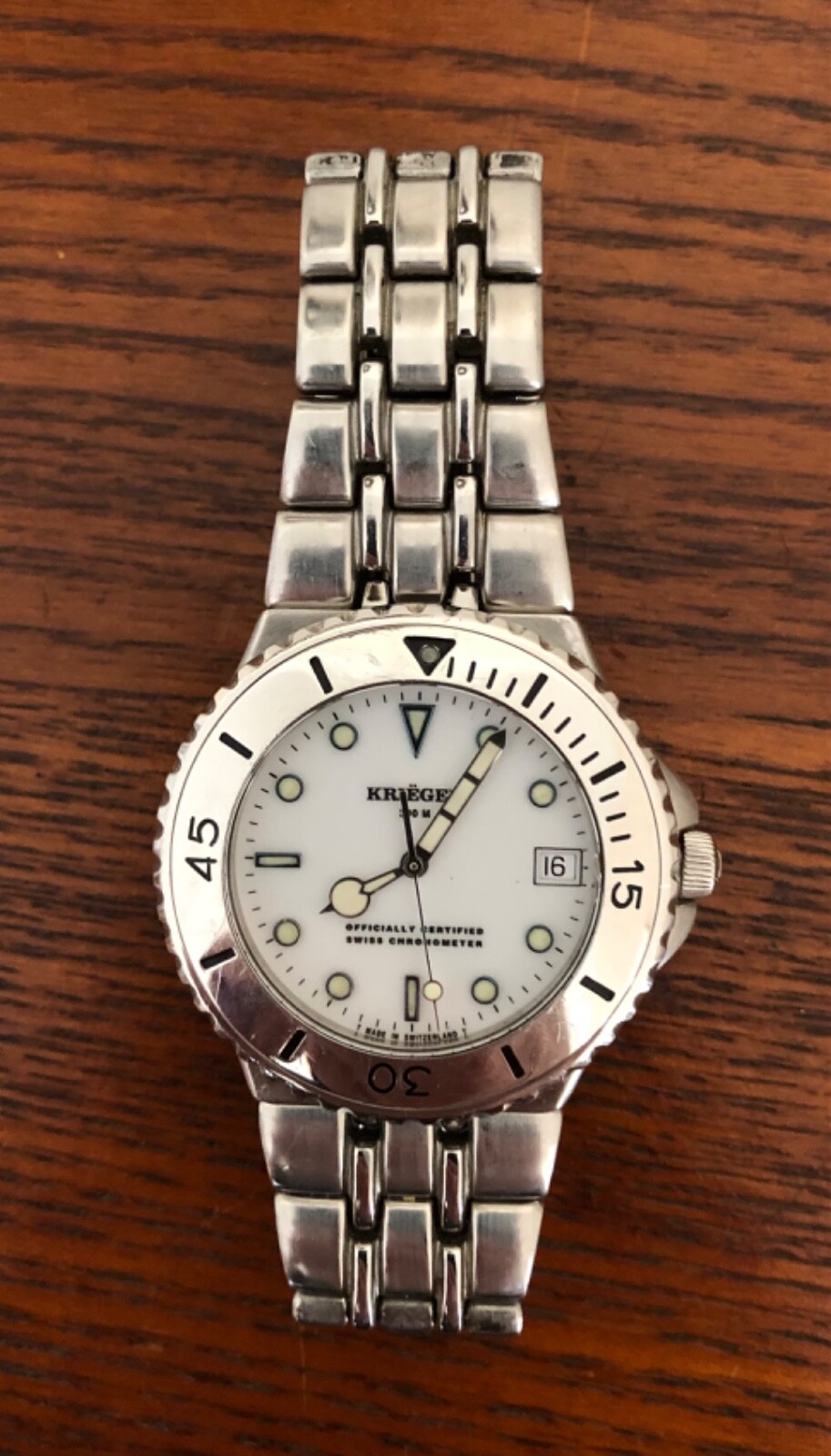 Vintage Rare Krieger Men's Model M929 Divers Automatic Watch