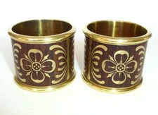 Zwei Jugendstil Serviettenringe Erhard & S&ouml;hne ca. 1900