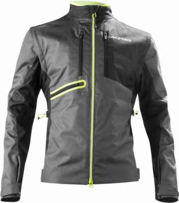 ACERBIS ENDURO ONE JACKE SCHWARZ GELB MOTORRAD ERWACHSENE OFF ROAD TRAIL NEU GÜNSTIG