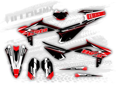 Grafik Set passend Beta RR 125 200 250 300 350 390 430 480 2023 2024 Dekor