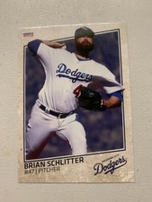 2018 Brian Schlitter Card Oklahoma City Dodgers Team Card