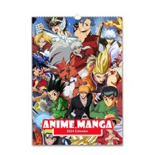 Anime Manga Personalised Wall calendar  2026/27 Choose Start